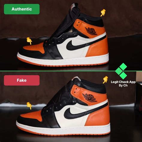 real vs fake basketball shoes